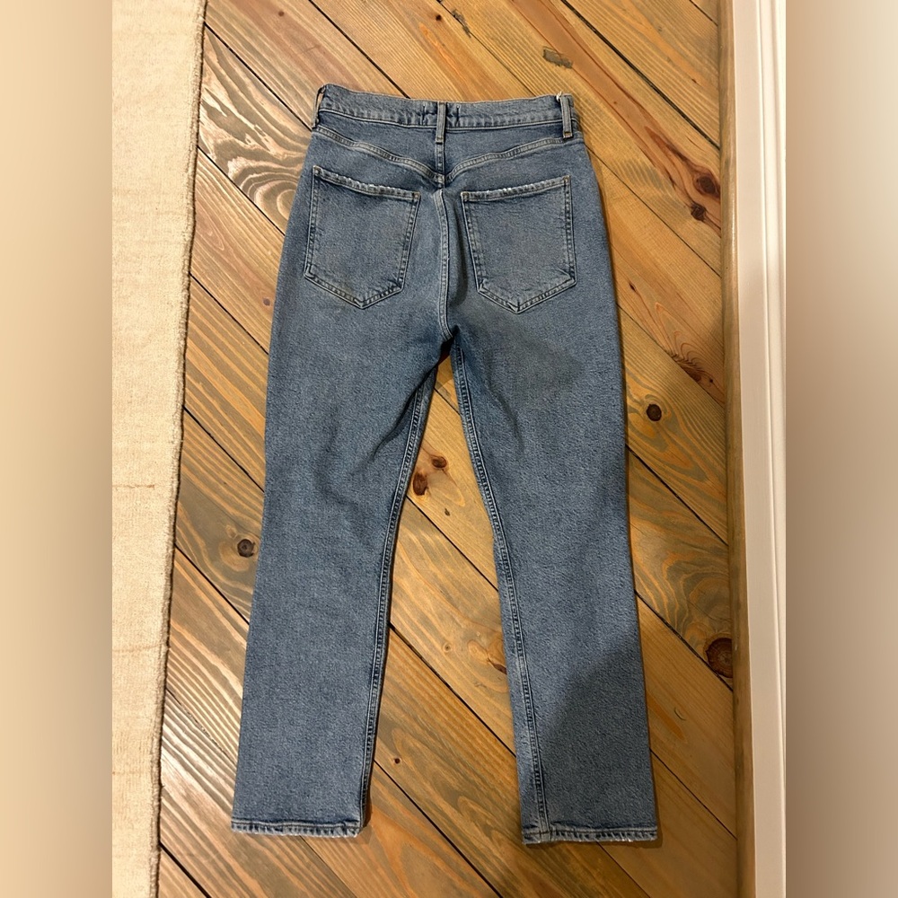 Agolde Blue Distressed Women Jeans - Picture 4 of 7